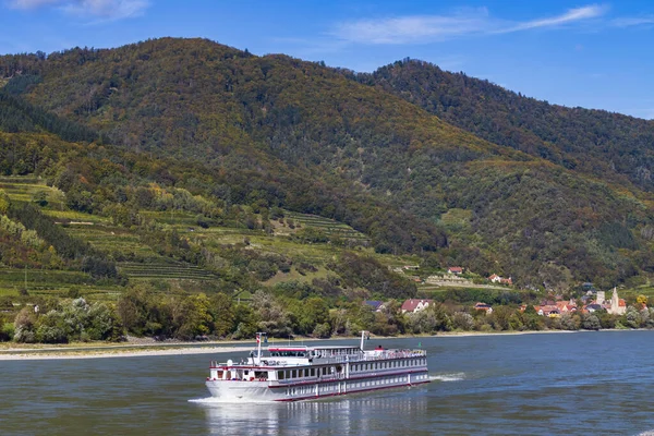 Schwallenbach Στον Ποταμό Δούναβη Unesco Κοιλάδα Wachau Κάτω Αυστρία Αυστρία — Φωτογραφία Αρχείου