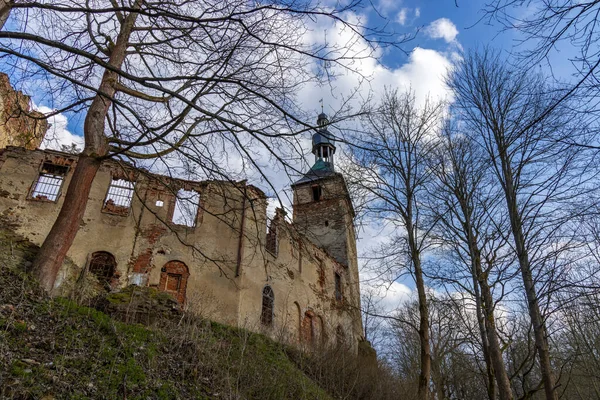 Руїни Гартенберга Західна Богемія Чехія — стокове фото