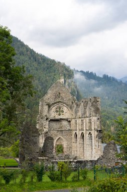 Aulps Abbey, Saint Jean d Aulps Aulps Vadisi, Haute Savoie, Fransa