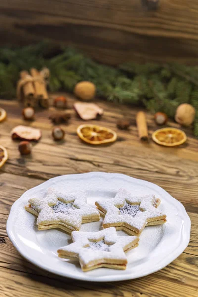 圣诞线人饼干的宁静生活 — 图库照片