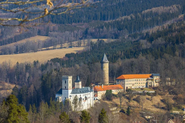 Rozmberk Nad Vltavou城堡 捷克共和国 — 图库照片
