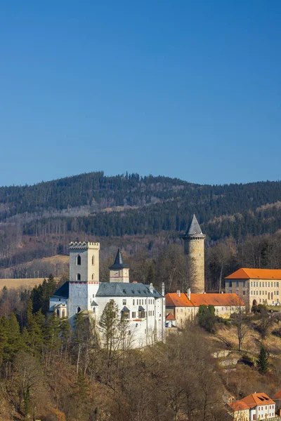 Κάστρο Rozmberk Nad Vltavou Τσεχική Δημοκρατία — Φωτογραφία Αρχείου
