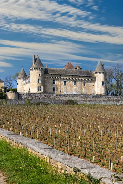 Chateau Rully Şatosu Saone Loire Kalkışı Burgundy Fransa — Stok fotoğraf