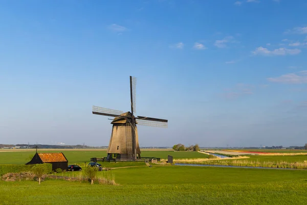 Ветряная Мельница Норд Холланд Нидерланды — стоковое фото