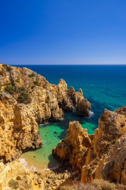Portekiz, Lagos yakınlarındaki Algarve kıyısında.