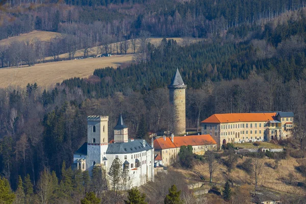 Rozmberk Nad Vltavou城堡 捷克共和国 — 图库照片
