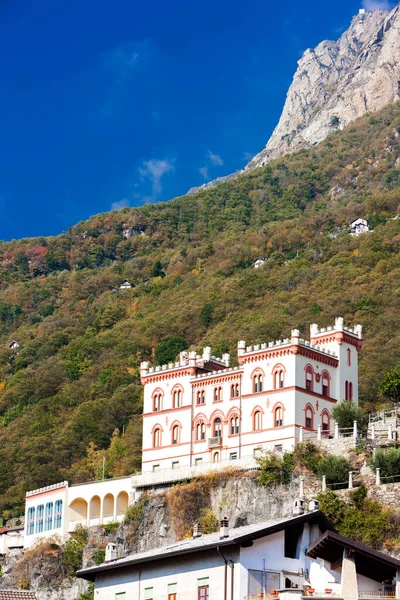 Neo Gothic Castle Baraing Aosta Valley Piedmont Italy — Stock Photo, Image