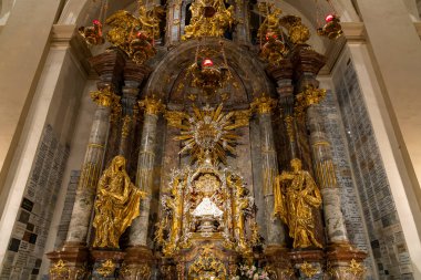 The Infant Jesus of Prague in Church of Our Lady Victorious, Prague, Czech Republic clipart