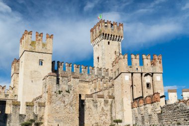 Sirmione Kalesi, Garda Gölü, Lombardy Bölgesi, İtalya