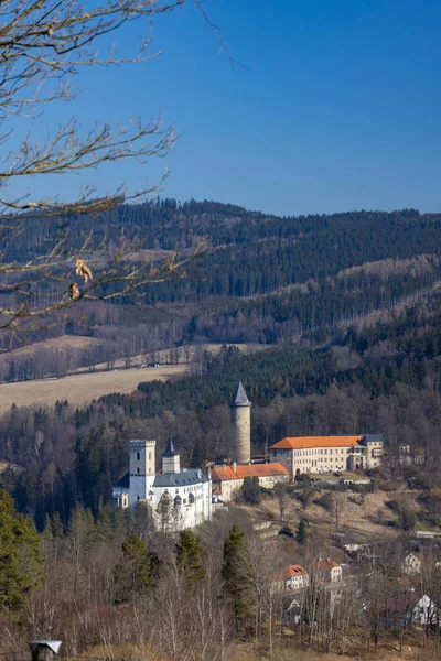 Замок Розмберк Над Влтаву Чешская Республика — стоковое фото
