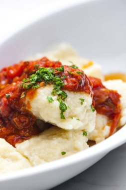 Domates soslu ev yapımı gnocchi