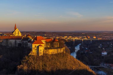 Tarihsel kasaba Znojmo, Güneydoğu Moravya, Çek Cumhuriyeti