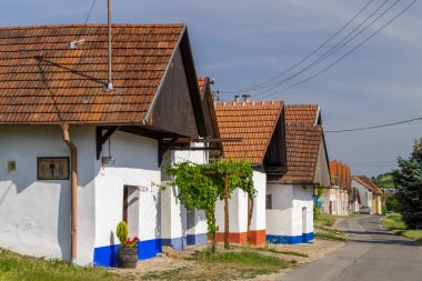 Traditional wine cellars in Blatnice pod Svatym Antoninkem, Slovacko, Southern Moravia, Czech Republic