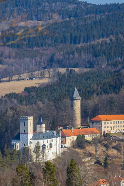 Замок Розмберк Над Влтаву Чешская Республика — стоковое фото