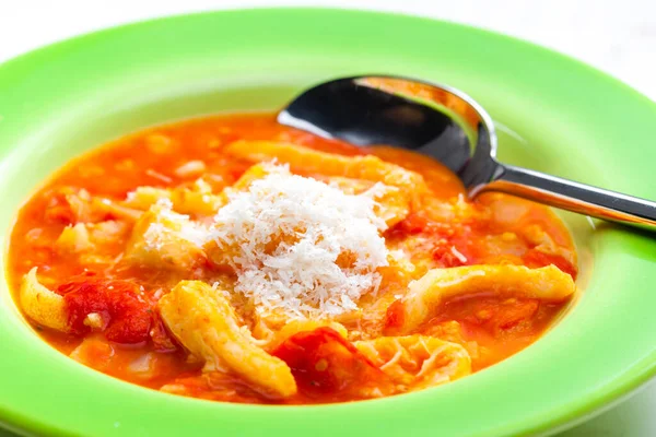 Soupe Tripes Tomates Parmesan — Photo