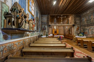 Roman catholic church of Saint-Francis of Assisi, UNESCO site, Hervartov near Bardejov, Slovakia