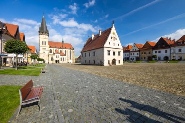 Medieval historical square Bardejov, UNESCO site, Slovakia