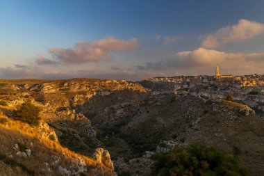 UNESCO sitesi - Matera antik kenti (Sassi di Matera) Basilicata, Güney İtalya