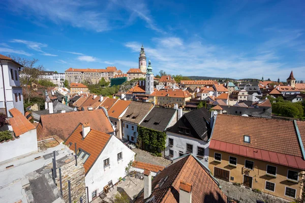 Вид Город Замок Чешский Крумлов Южная Чехия — стоковое фото