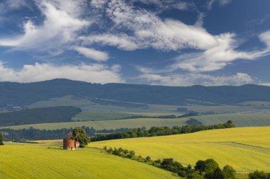 Chvalkovice, Güney Moravya, Çek Cumhuriyeti 'nde yel değirmeni