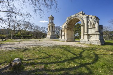Mausoleum of Glanum, Glanum archaeological site near Saint-Remy-de-Provence, Provence, France