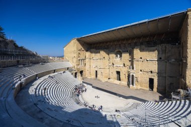 Roman Amphitheatre, Orange, UNESCO world heritage, Provence, France clipart