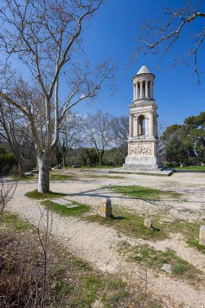 Mausoleum Glanum Glanum Archaeological Site Saint Remy Provence Provence France — Zdjęcie stockowe