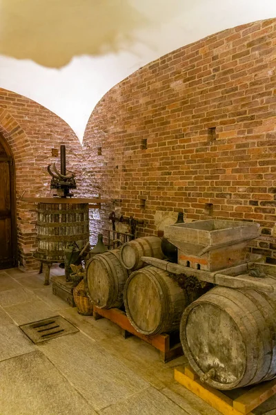 Traditional Winemaking Equipment Piedmont Italy —  Fotos de Stock