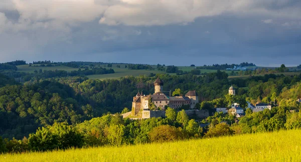 Zamek Sovinec Nizkach Jesenik Morawy Północne Republika Czeska — Zdjęcie stockowe