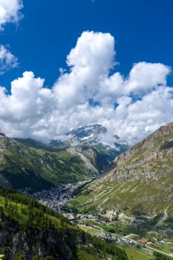 Val d 'isere, Savoy, Fransa ile manzara