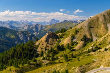 Col de la Bonette, Mercantour ulusal parkı, sınır Alpes-Maritimes ve Alpes-de-Haute-Provence, Fransa