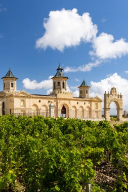 Şatolu üzüm bağları Çünkü d 'Estournel, Bordeaux, Aquitaine, Fransa