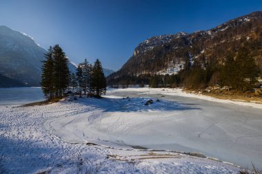 Lago de Predil, Udine ili, İtalya