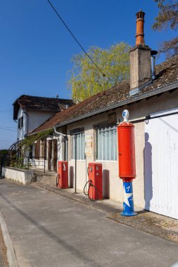 Old gas station, Marnay, Haute-Saone, France