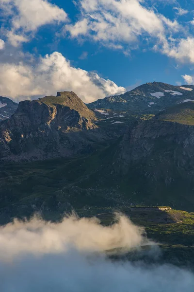 Landschap Bij Lac Mont Cenis Savoie Frankrijk — Stockfoto