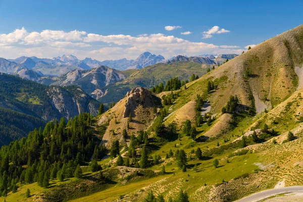 Col Bonette Mercantour Nationalpark Gränsen Alpes Maritimes Och Alpes Haute — Stockfoto