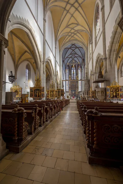 Egidius Basilica Bardejov Unesco Site Slovakia — Fotografia de Stock