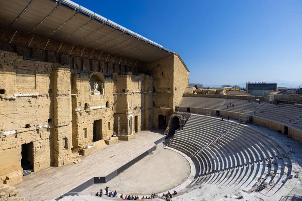 Amfiteatr Rzymski Pomarańcza Światowe Dziedzictwo Unesco Prowansja Francja — Zdjęcie stockowe
