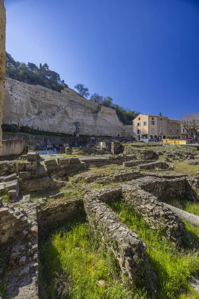 Romerska Amfiteater Orange Unesco Världsarv Provence Frankrike — Stockfoto
