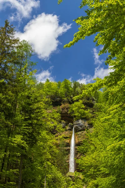 Waterfall Pericnik Slap Pericnik Triglavski National Park Slovenia —  Fotos de Stock