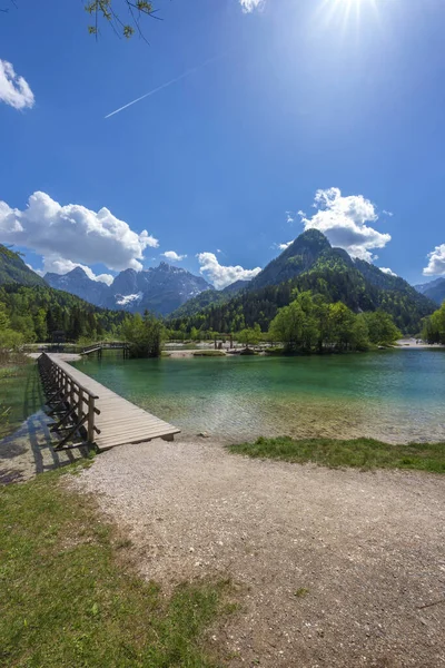 Jasna Pond Kranjska Gora Triglavski National Park Slovenia — Zdjęcie stockowe