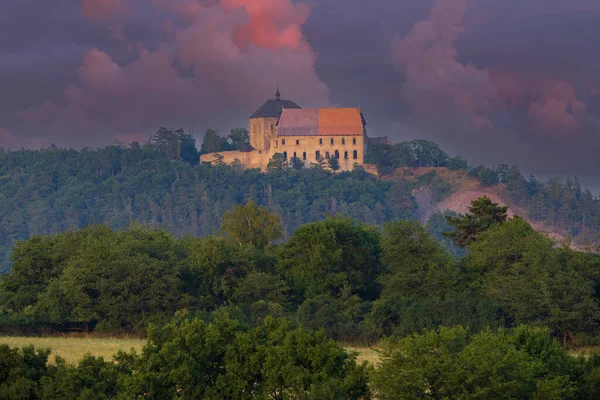 Tocnik Castle Μέση Βοημία Τσεχική Δημοκρατία — Φωτογραφία Αρχείου