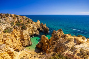 Portekiz, Lagos yakınlarındaki Algarve kıyısında.