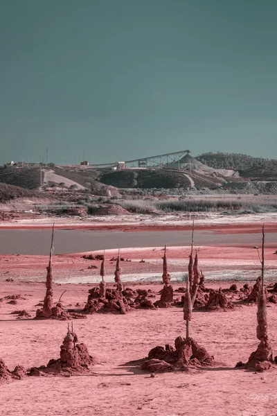 Undanröjande Den Ekologiska Bördan Världens Äldsta Koppargruvor Minas Riotinto Spanien — Stockfoto