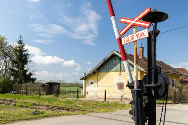 Vecchia Stazione Ferroviaria Hevln Moravia Meridionale Repubblica Ceca — Foto Stock