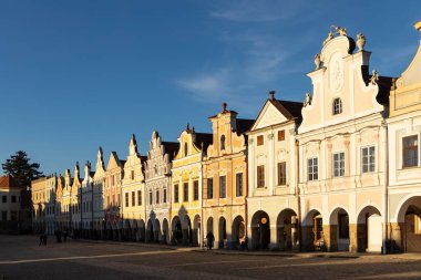 Telc, Unesco dünya mirası bölgesi, Güney Moravya, Çek Cumhuriyeti.