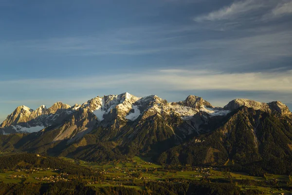Herbst Dachsteinmassiv Steiermark Österreich — Stockfoto