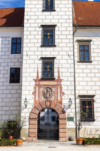 捷克共和国波希米亚南部特雷邦城堡和城镇 — 图库照片