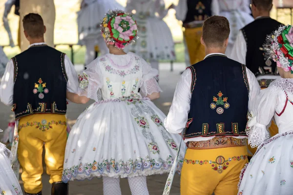 民俗衣装 ラコヴィツェ 南モラヴィア チェコ共和国 — ストック写真