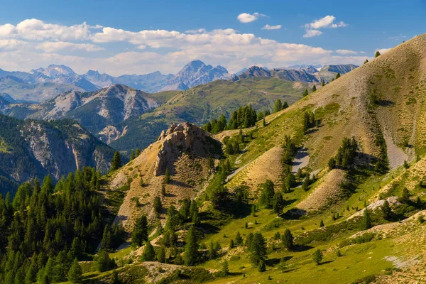 Col Bonette Národní Park Mercantour Hraniční Alpes Maritimes Alpes Haute — Stock fotografie